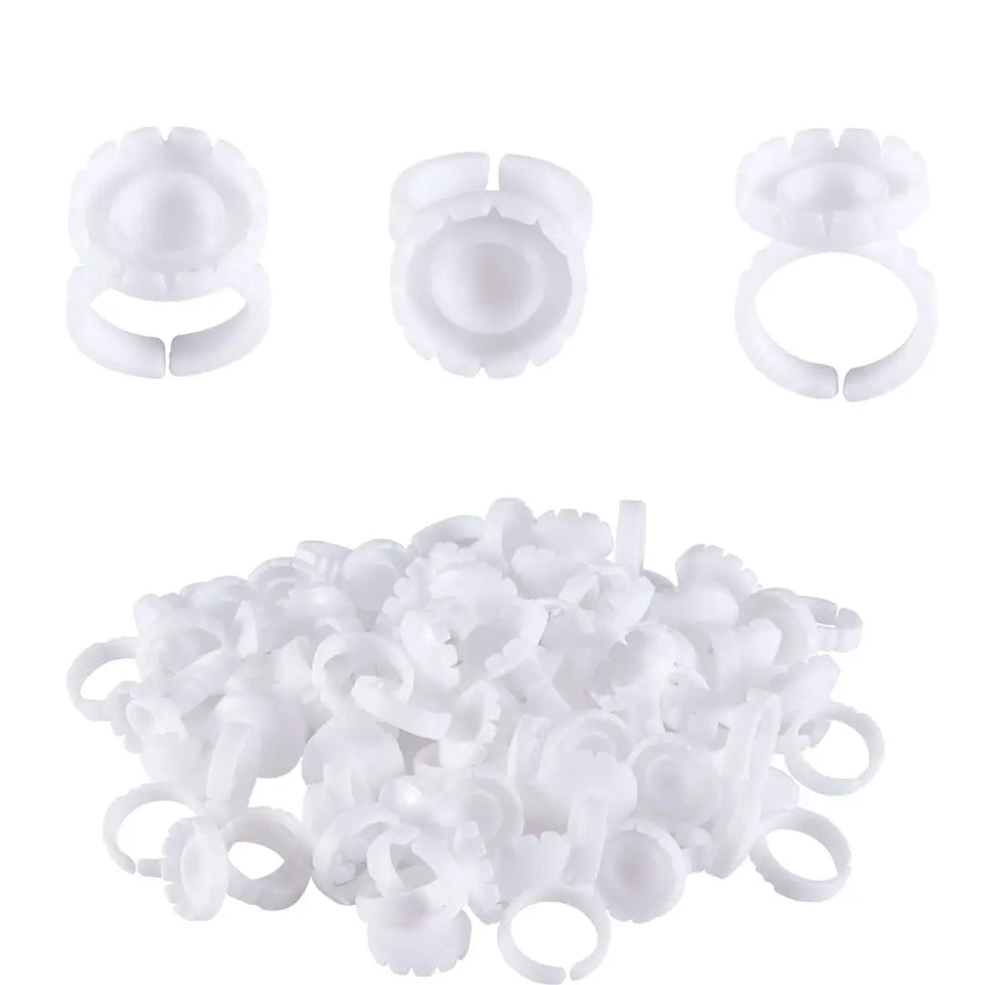 ❣️ Glue Cup Glue Holder Round Glue Cup 100 Pieces