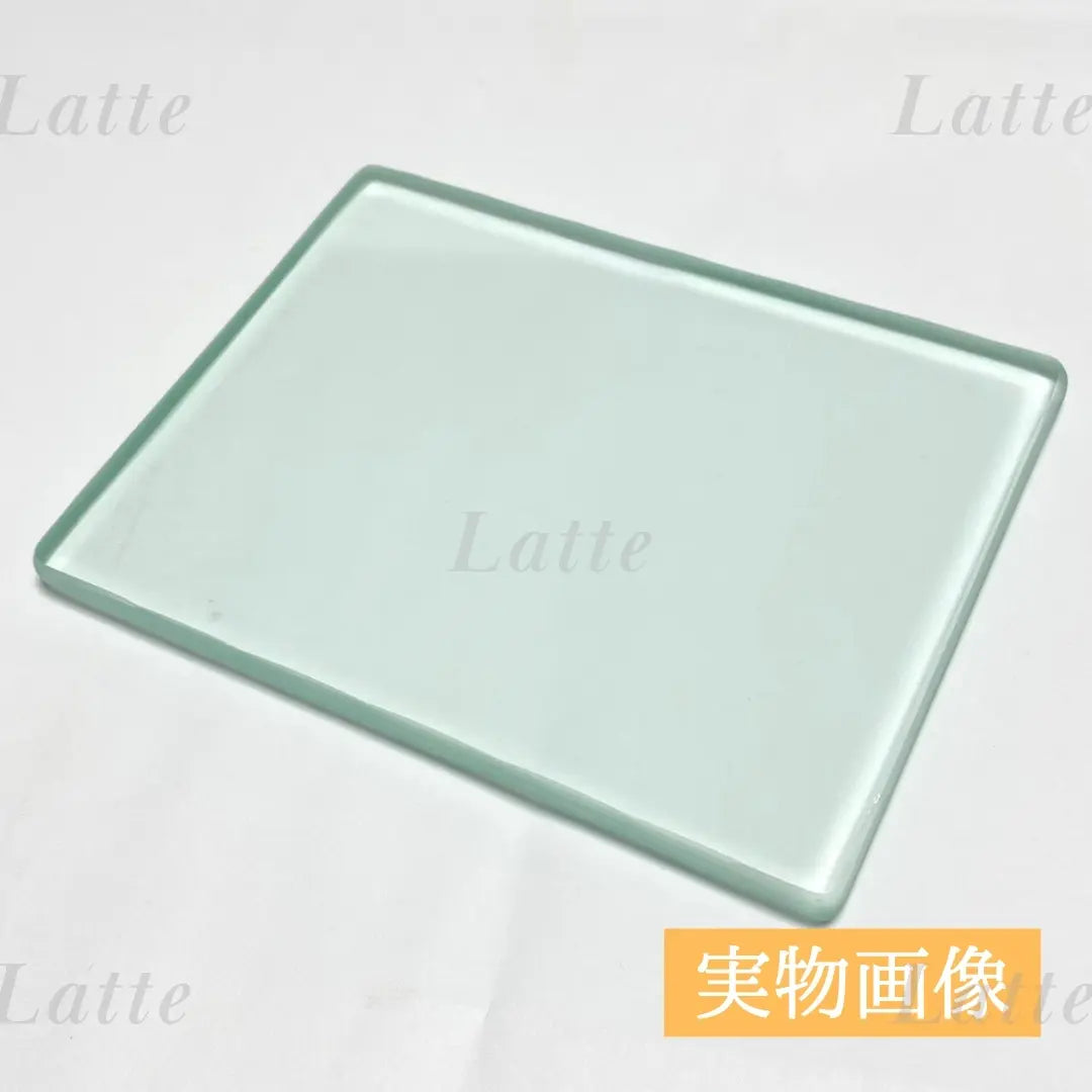 393 Leathercraft Polished glass plate Polished board Leather floor surface polished Handmade Back surface treatment