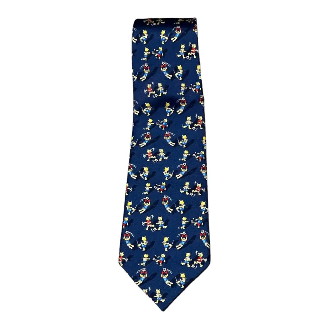 Cricket Soccer Pattern Tie