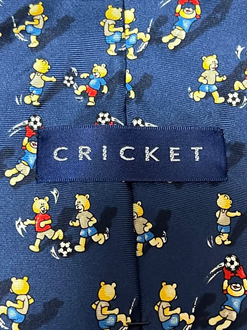 Cricket Soccer Pattern Tie