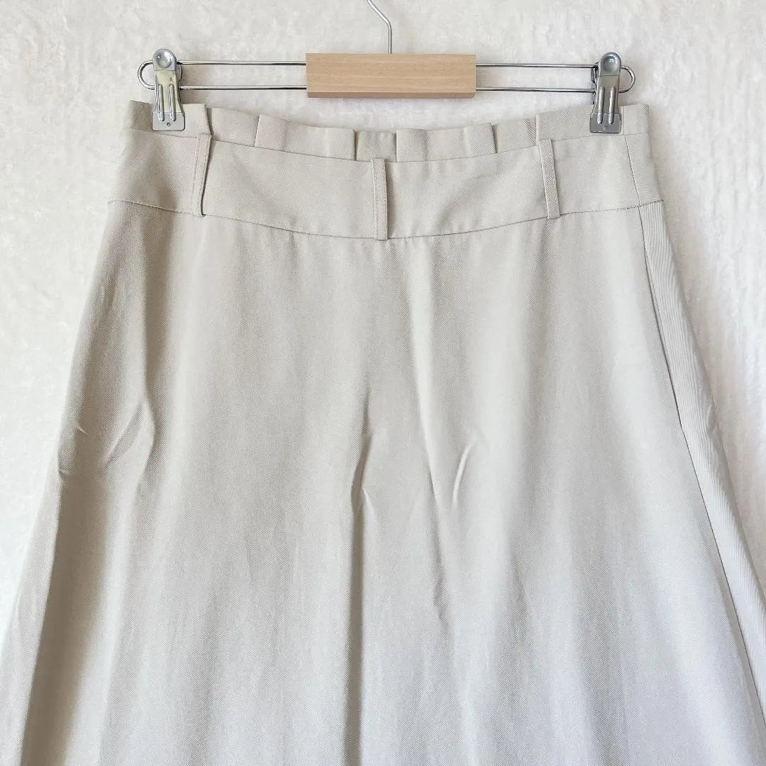 ◆083 Banana Republic [6] Falda larga Fishtail Beige