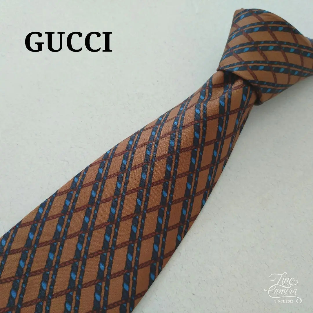 Gucci Tie 100% Silk Made in Italy