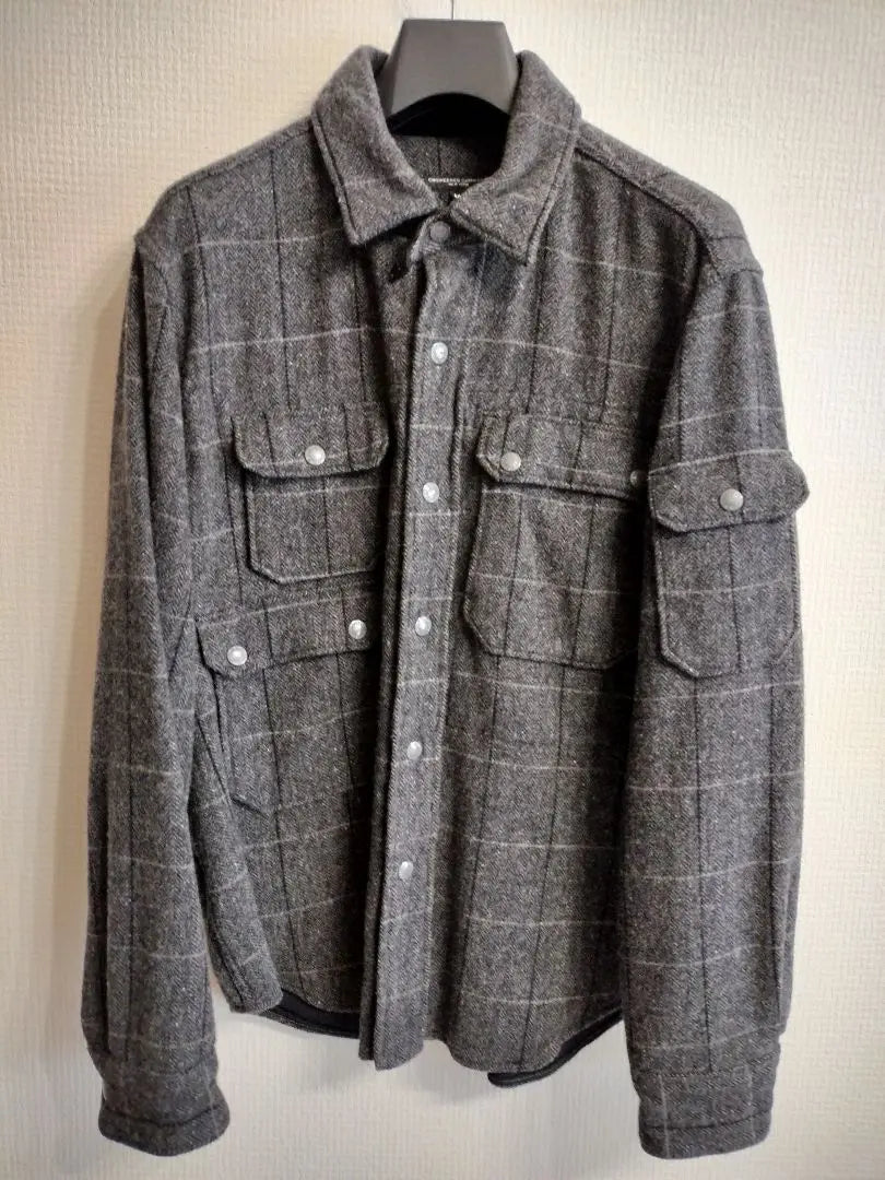 [Like new] Rare custom made engineered garments wool shirt