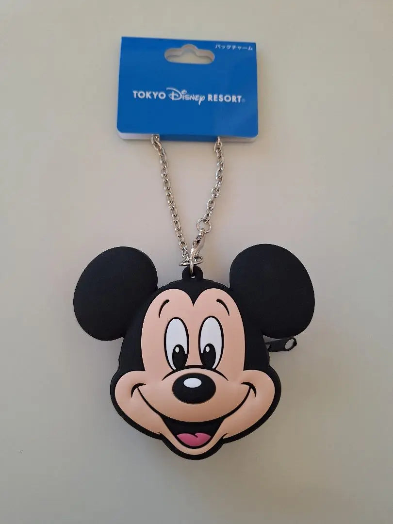 [New] Tokyo Disneyland bag with charm case Mickey