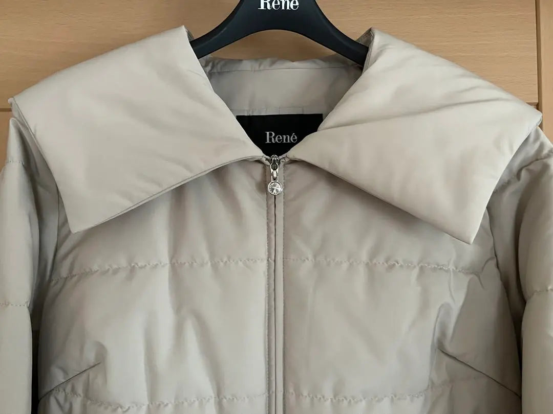 Unused Rene Padded Jacket Beige | 未使用品 Reneルネ 中綿ジャケット ベージュ