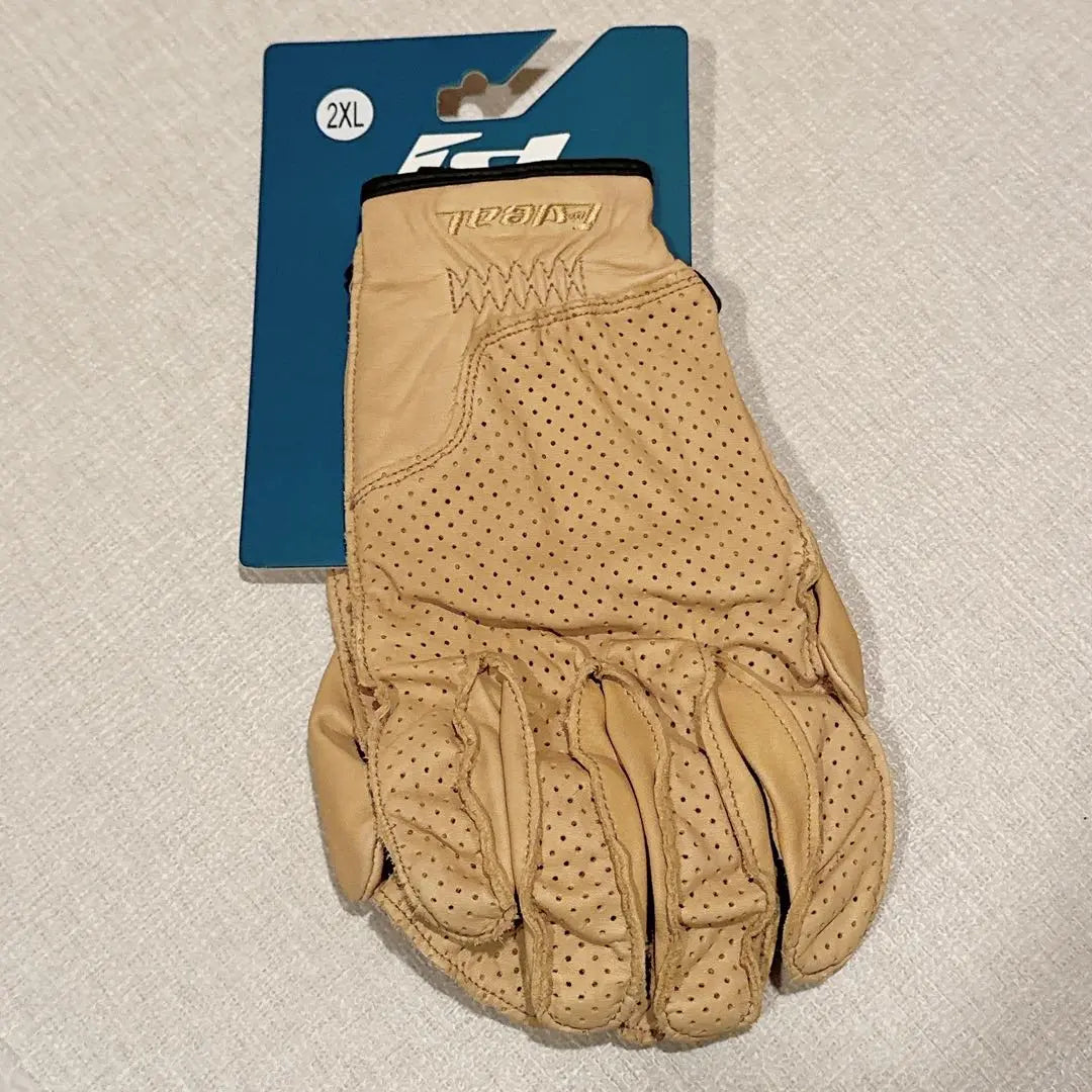 Venta final❣️ Guantes de bici Piel de vacuno Piel de vacuno Guantes de cuero Punzonado