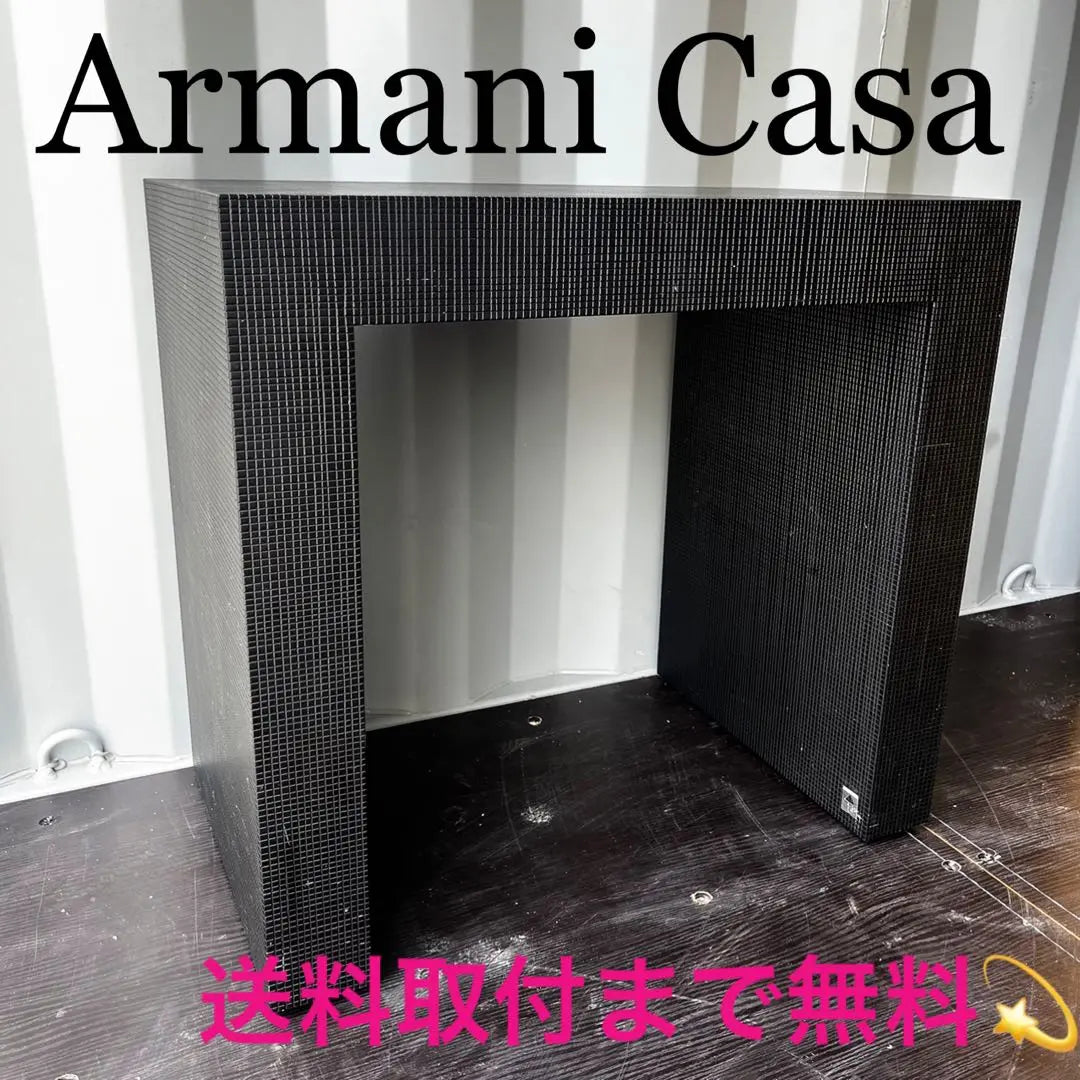 Installation is free! Armanicaza Black tile-like side table Flower stand✨