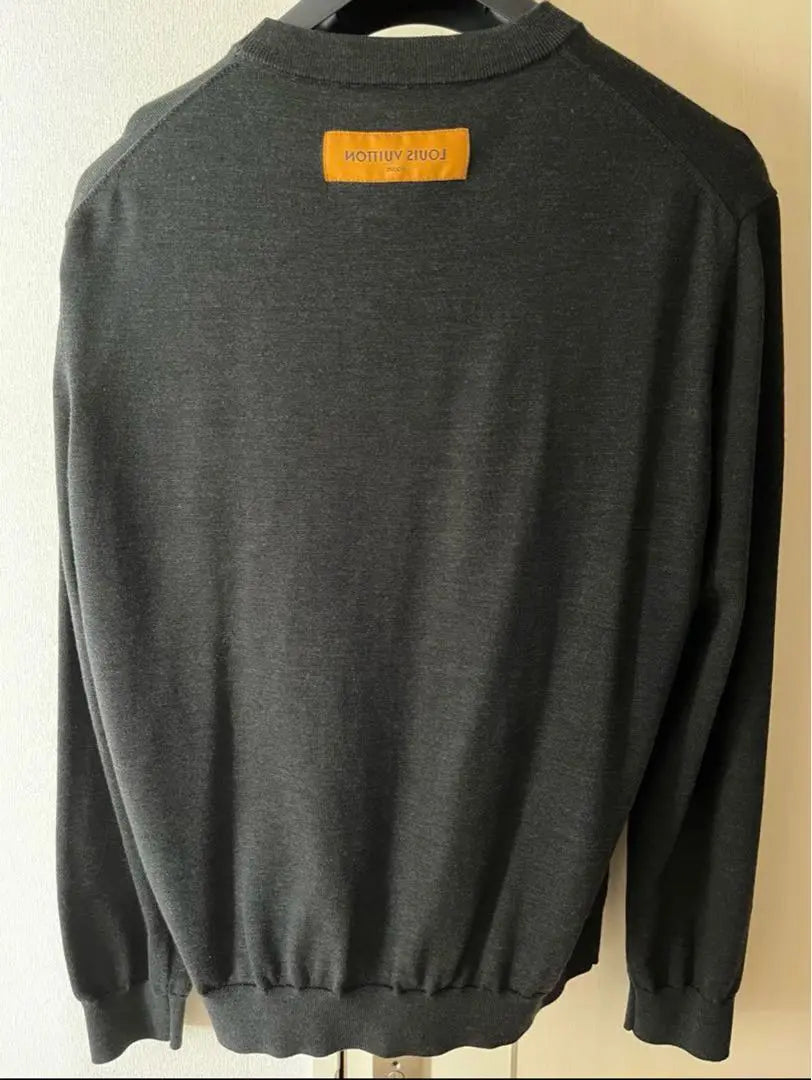 louisvuitton☆100% wool crew neck knit used good condition not for sale | louisvuitton☆ウール100%クルーネックニットused美品非売品