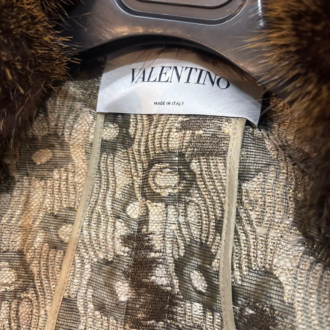 [New large special price] Valentino Valentino fur coat luxury | 【新品　大特価】Valentino ヴァレンティノ　ファー毛皮　コート高級