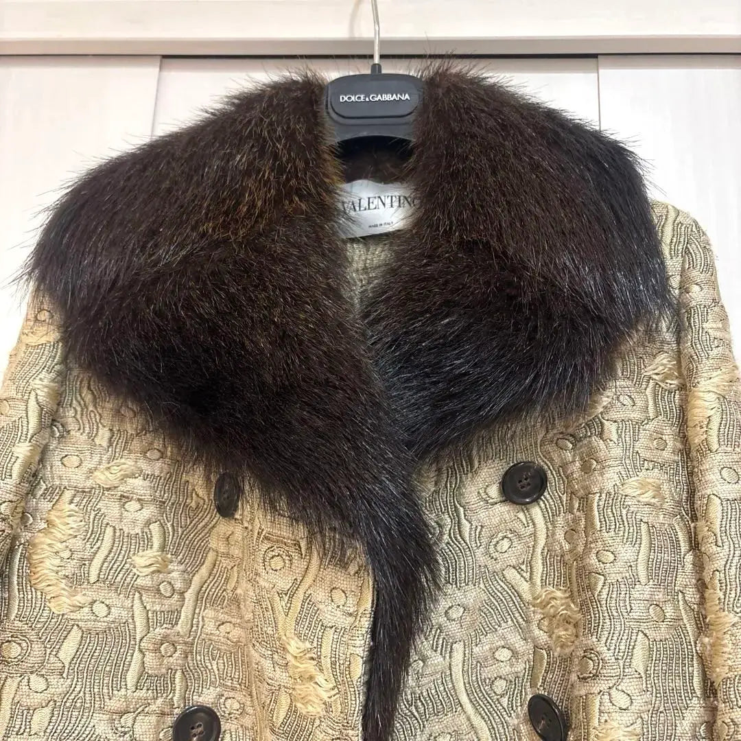 [New large special price] Valentino Valentino fur coat luxury | 【新品　大特価】Valentino ヴァレンティノ　ファー毛皮　コート高級