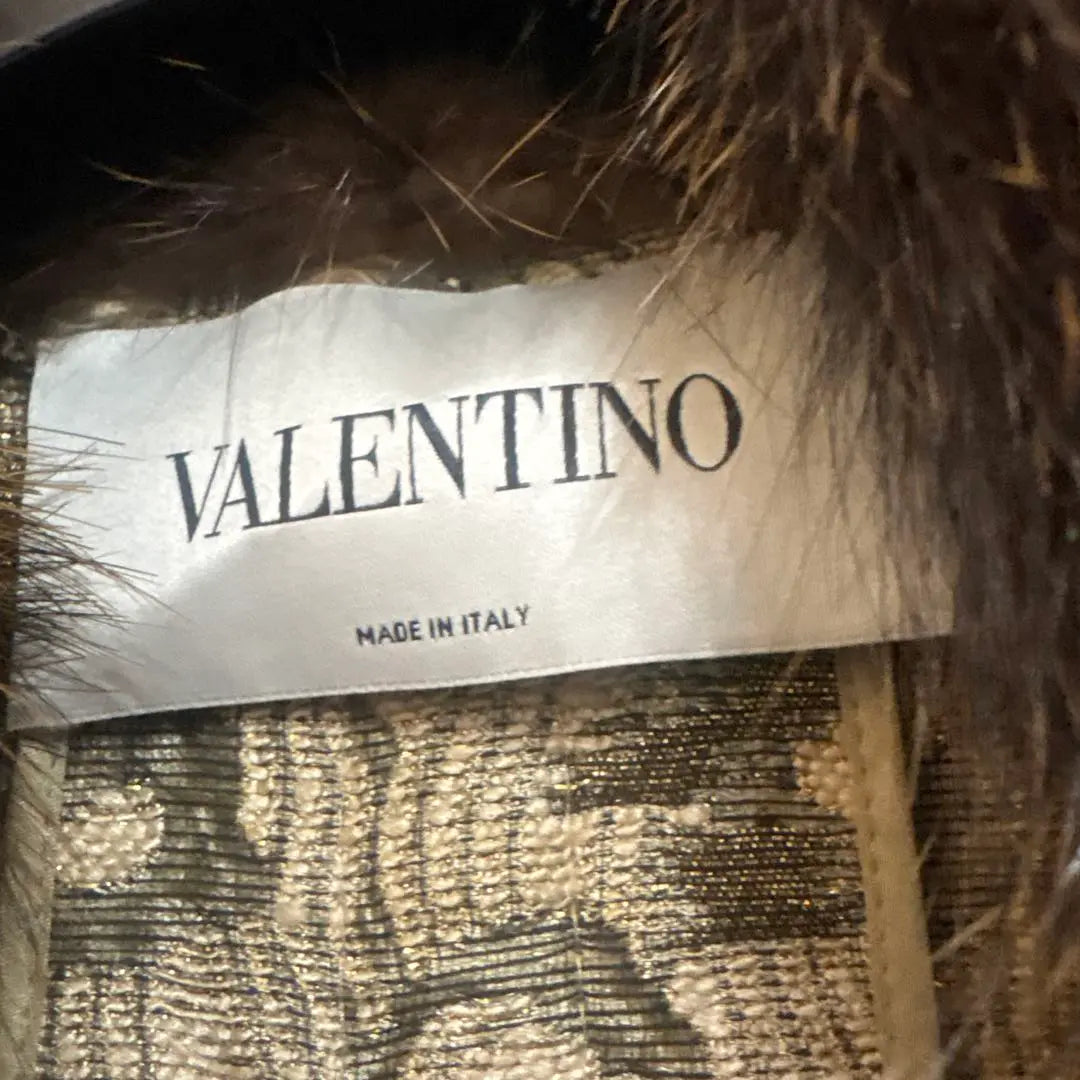 [Nuevo gran precio especial] Valentino Valentino abrigo de piel de lujo | 【新品 大特価】Valentino ヴァレンティノ ファー毛皮 コート高級