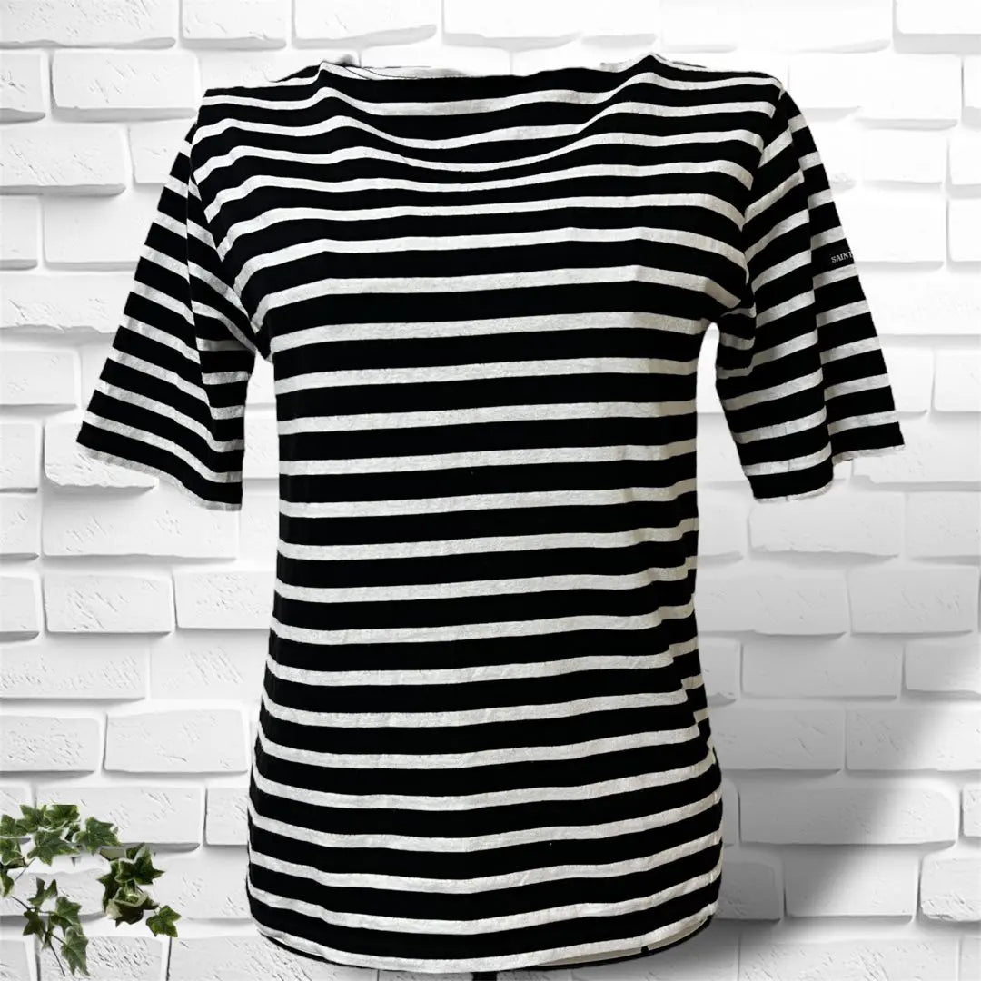 [St. James] Short sleeve striped French cotton T-shirt top