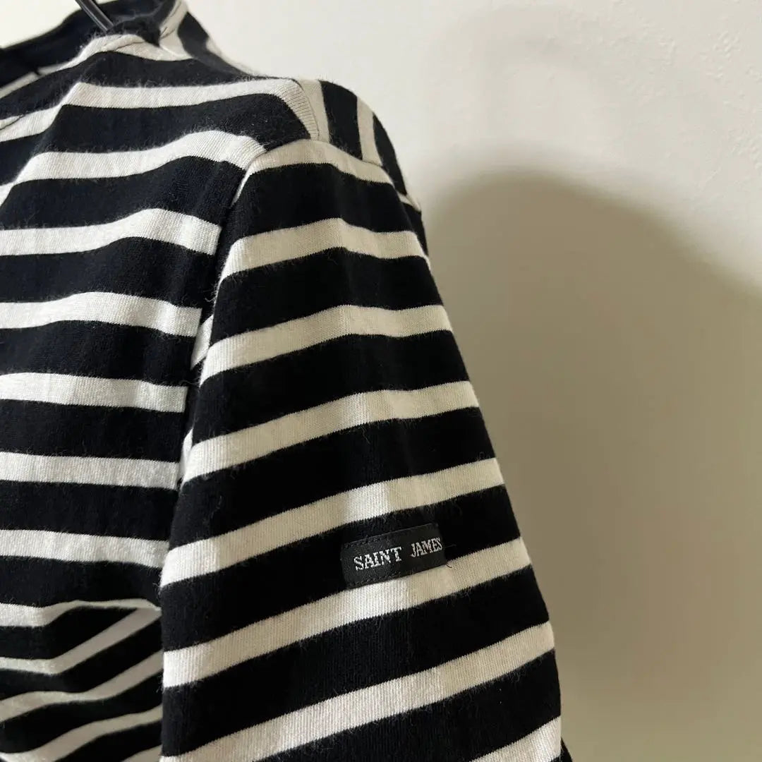 [St. James] Short sleeve striped French cotton T-shirt top