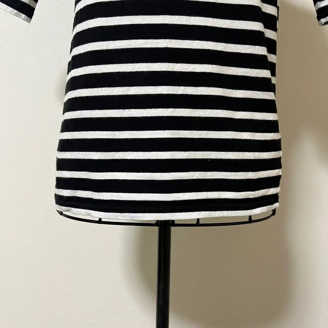 [St. James] Short sleeve striped French cotton T-shirt top