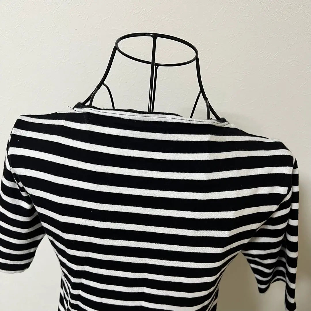 [St. James] Short sleeve striped French cotton T-shirt top