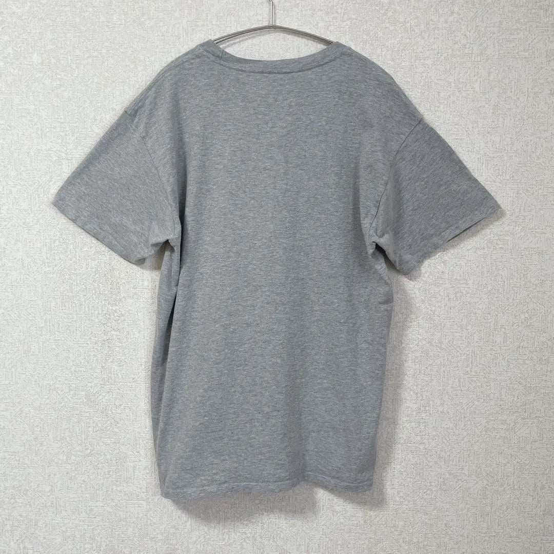 Champion Champion Logo T -shirt Gray Classic M size Overseas old clothes