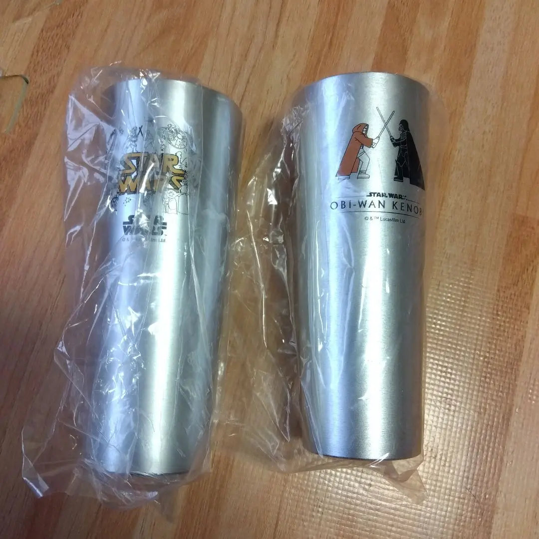 STAR WARS Aluminum Pair Tumbler Unopened