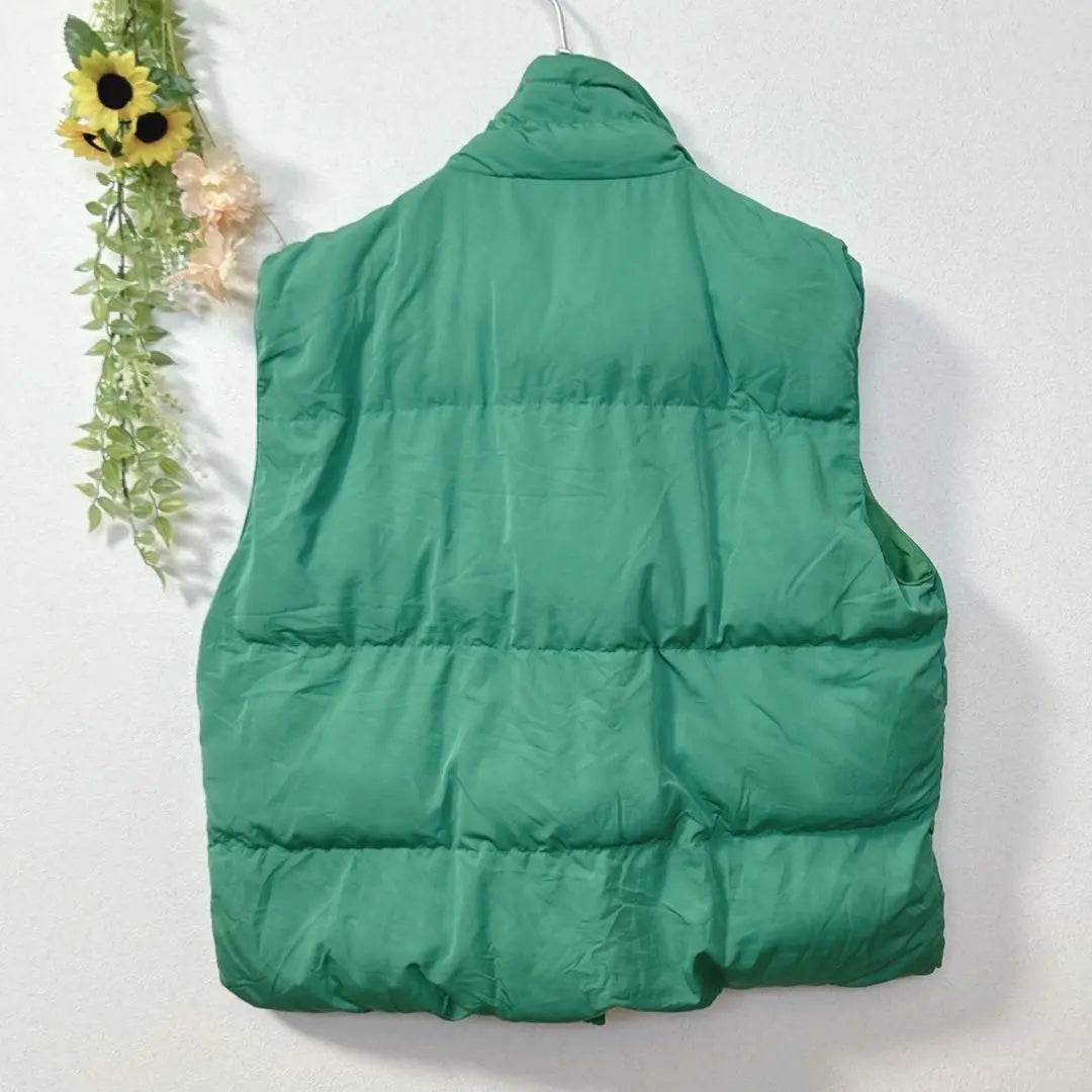 [c1849] TOPPIES Women's Men's Down Jacket Green