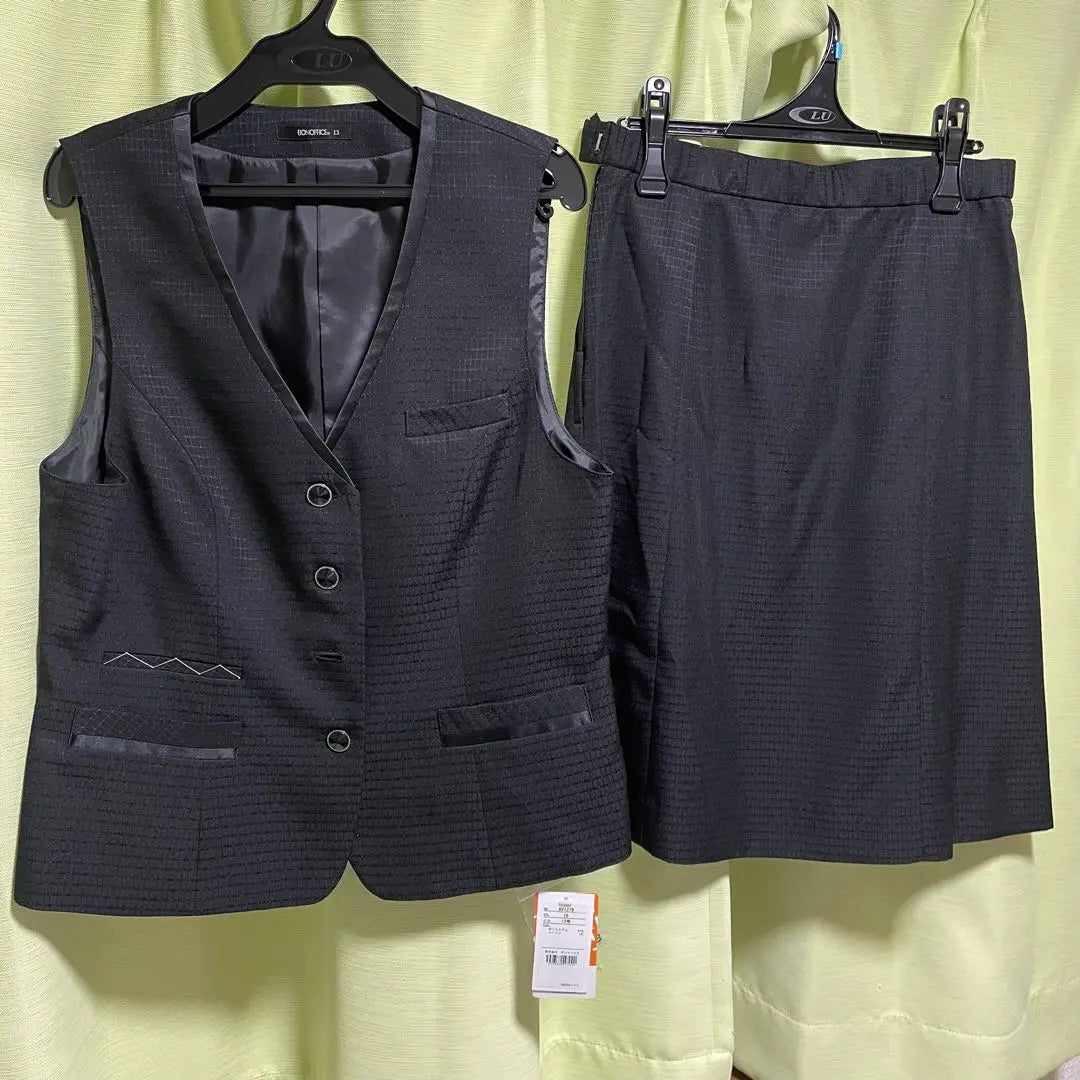 [New] Women's Office Clothing Vest Skirt Set AV1279 AS2332