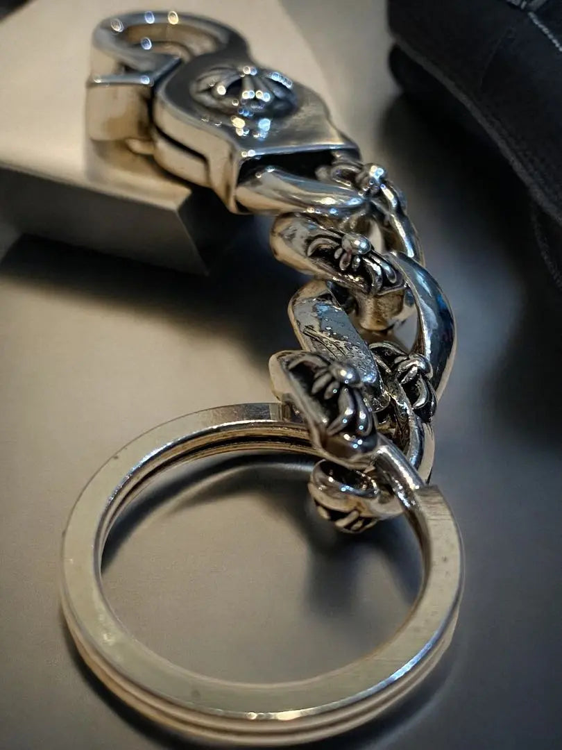 6@Keyling Accesorio de pulsera con cruz Hombre Plata/ | 6@キーリング クロス ブレスレット アクセサリー メンズ シルバー/