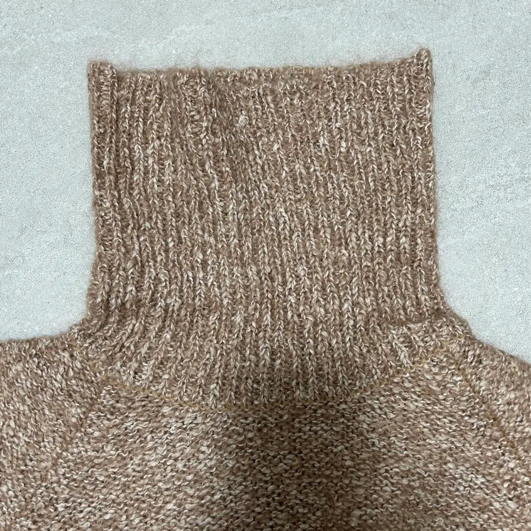 Good condition [CONIFER] Conifer mohair blend turtleneck knit French sleeve