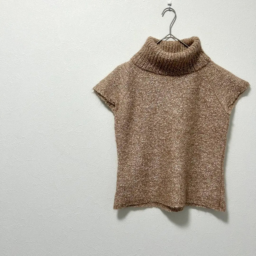 Good condition [CONIFER] Conifer mohair blend turtleneck knit French sleeve