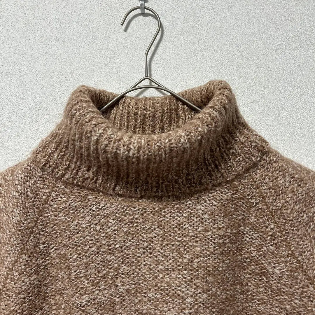 Good condition [CONIFER] Conifer mohair blend turtleneck knit French sleeve