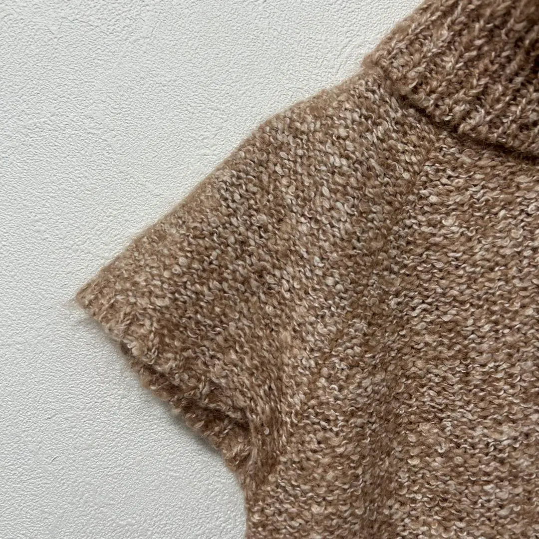 Good condition [CONIFER] Conifer mohair blend turtleneck knit French sleeve