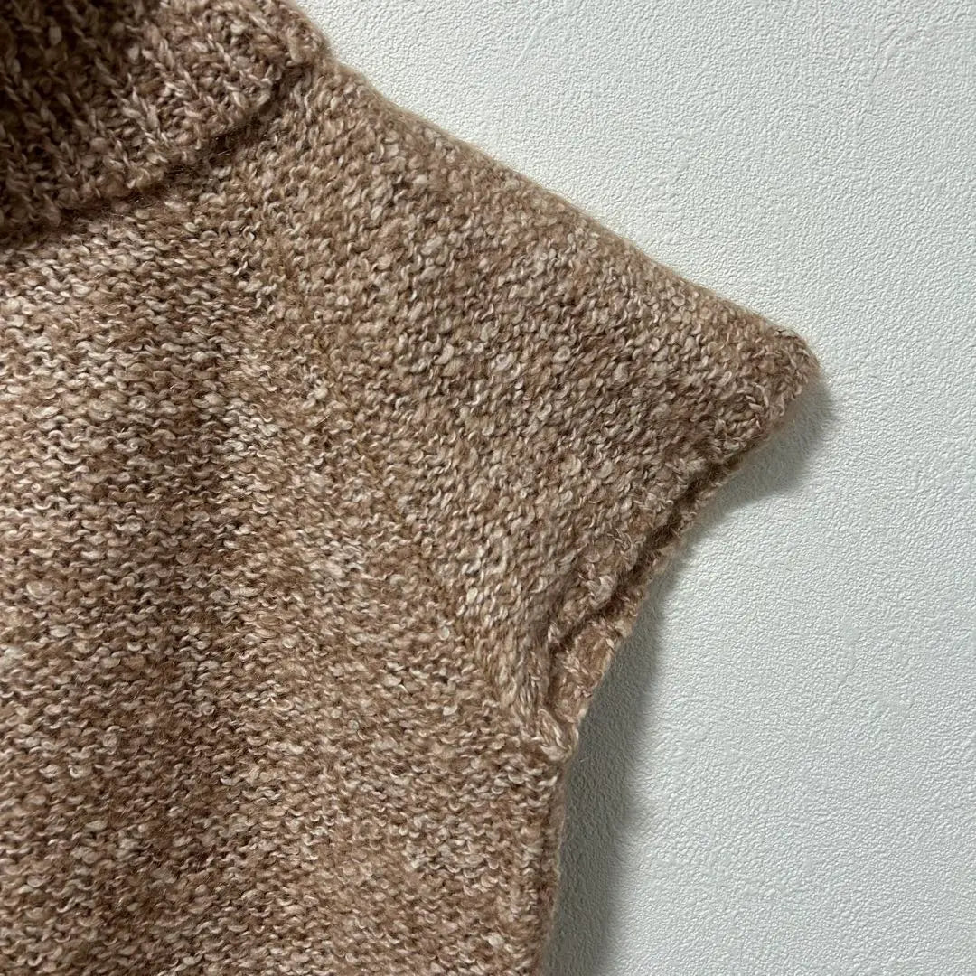 Good condition [CONIFER] Conifer mohair blend turtleneck knit French sleeve