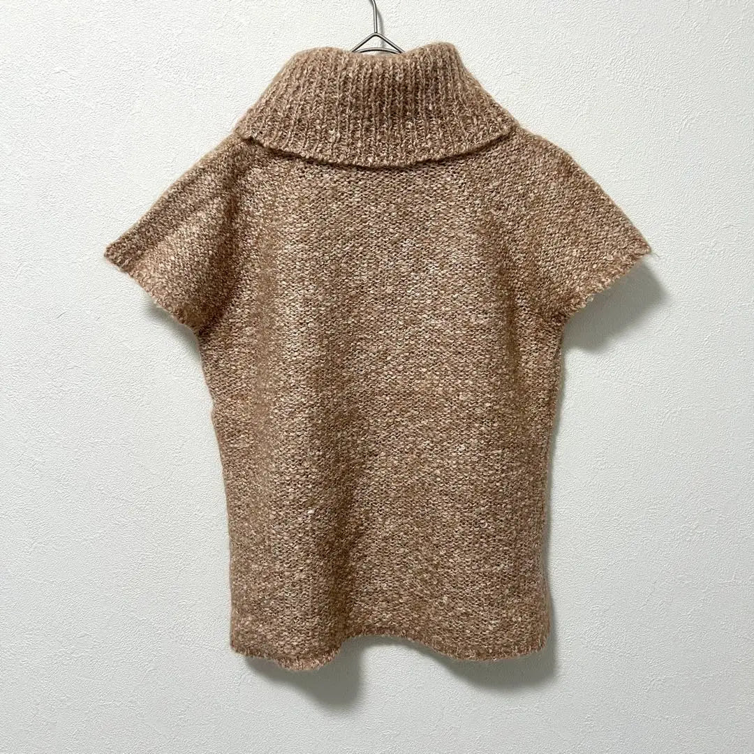 Good condition [CONIFER] Conifer mohair blend turtleneck knit French sleeve