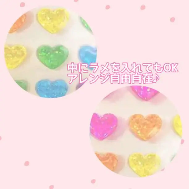 Silicon Mold Heart 6 series Cute Cute Resin Handmade