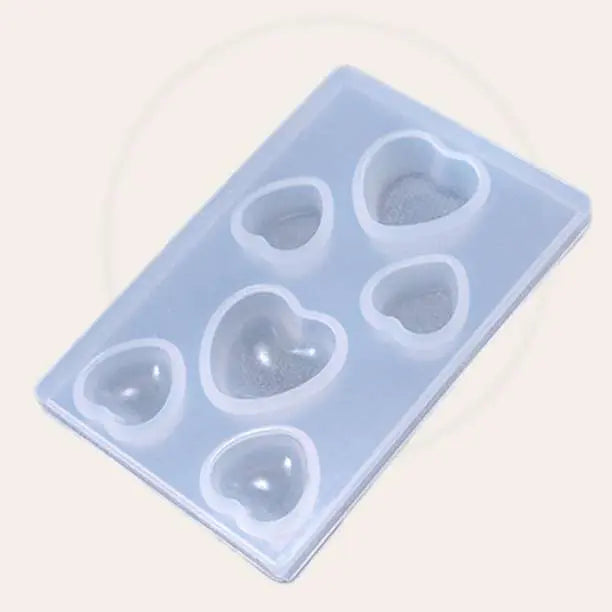 Silicon Mold Heart 6 series Cute Cute Resin Handmade