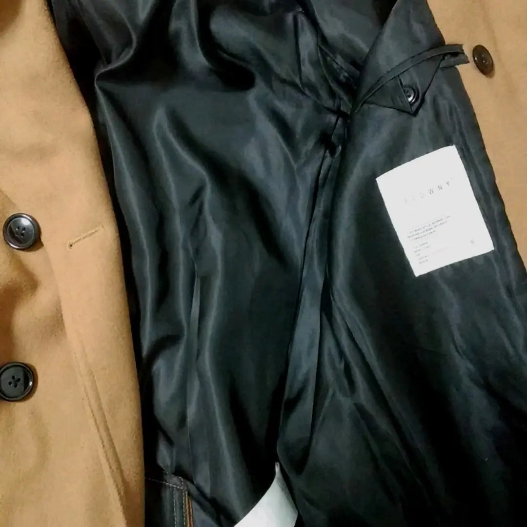 Beautiful condition ✴BROWNY camel pea coat