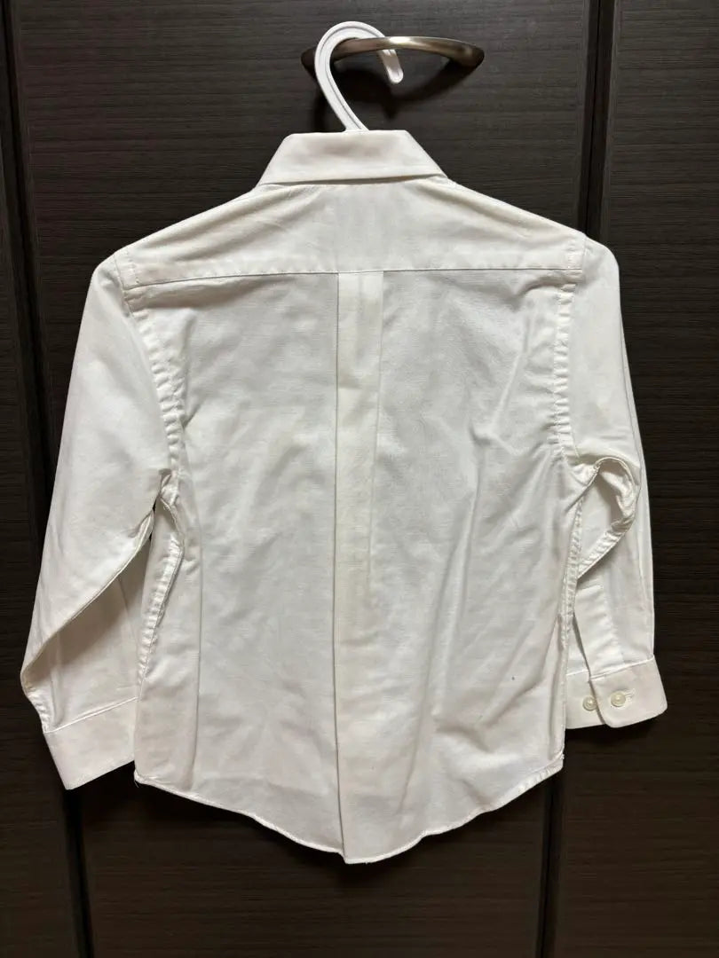 NAVY MATE Button Down Shirt 110 White