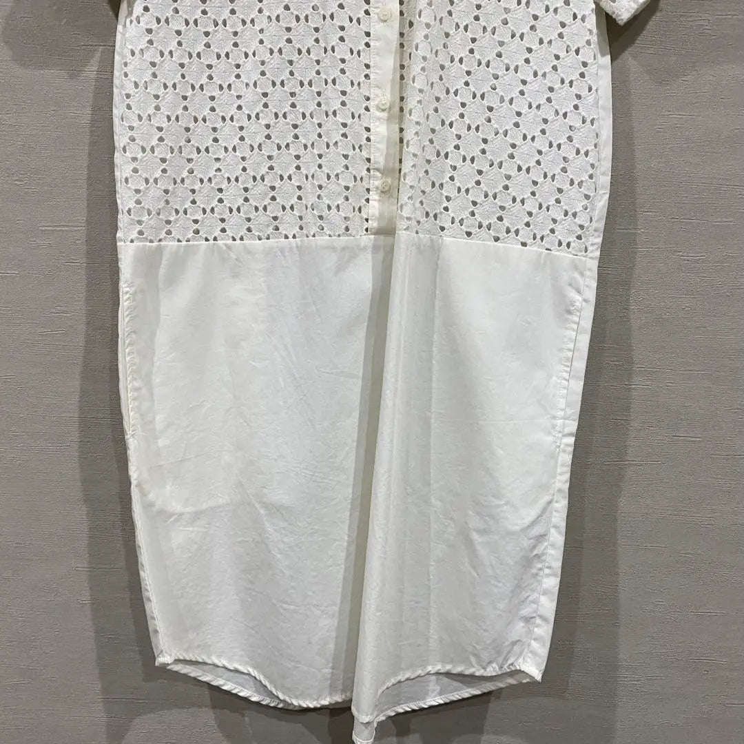 LEPSIM Vestido Camisero Blanco M | LEPSIM シャツワンピース ホワイト M