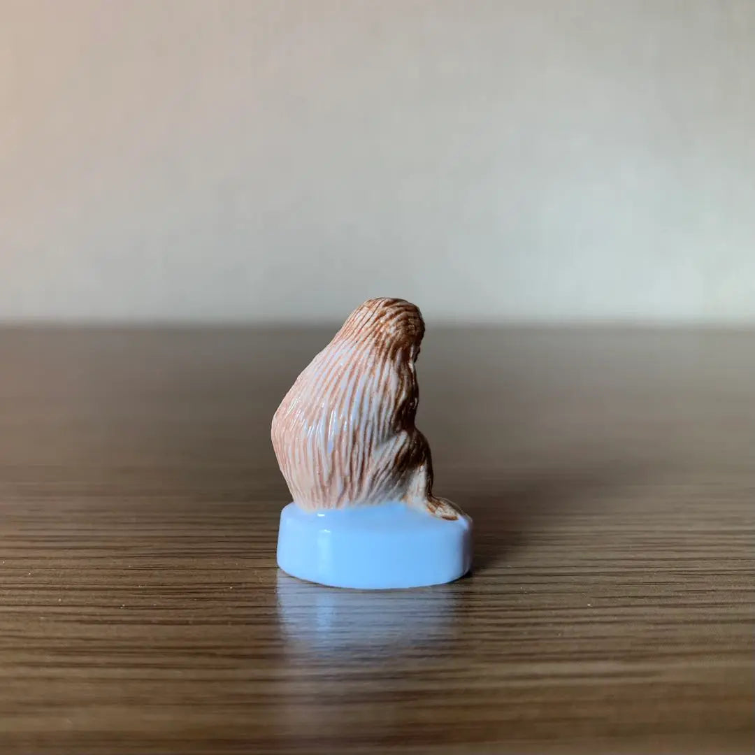 French Vintage Fave Fave Pottery Figure Miniature Monkey