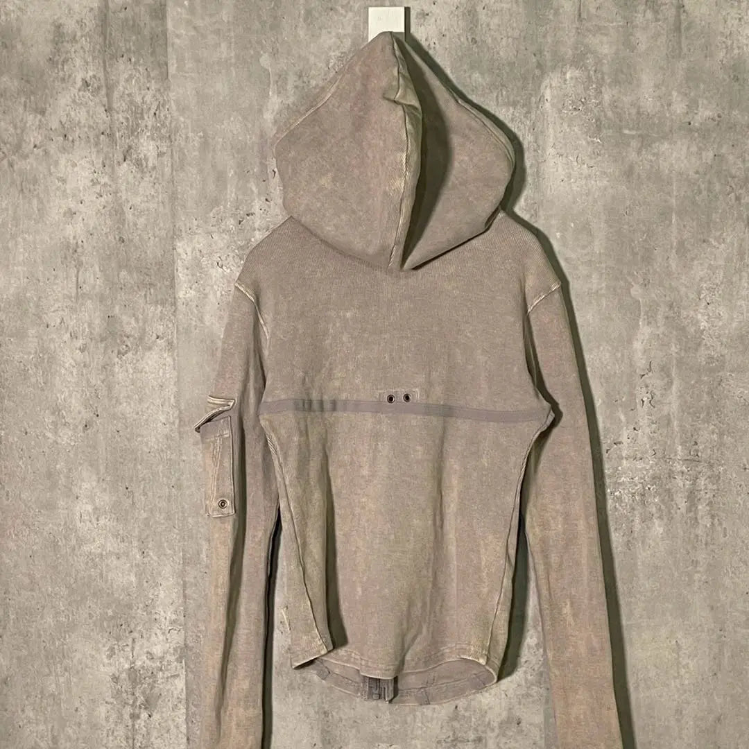 SCULPTOR Washed Bondage Hoodie Zip-Up Pleasing Size M