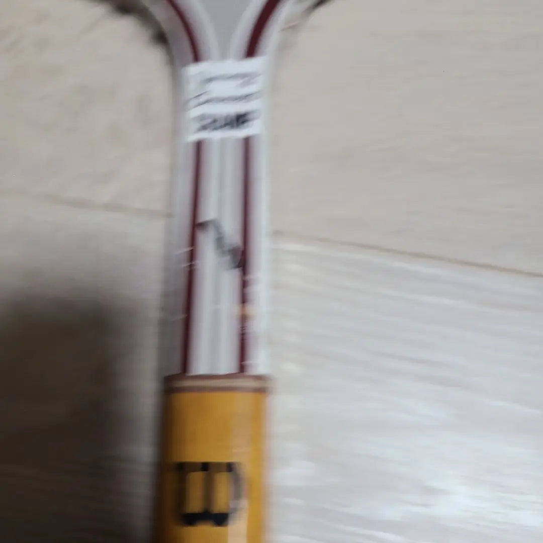 Tennis racket, wooden, Jimmy Connors, vintage, Wilson, interior