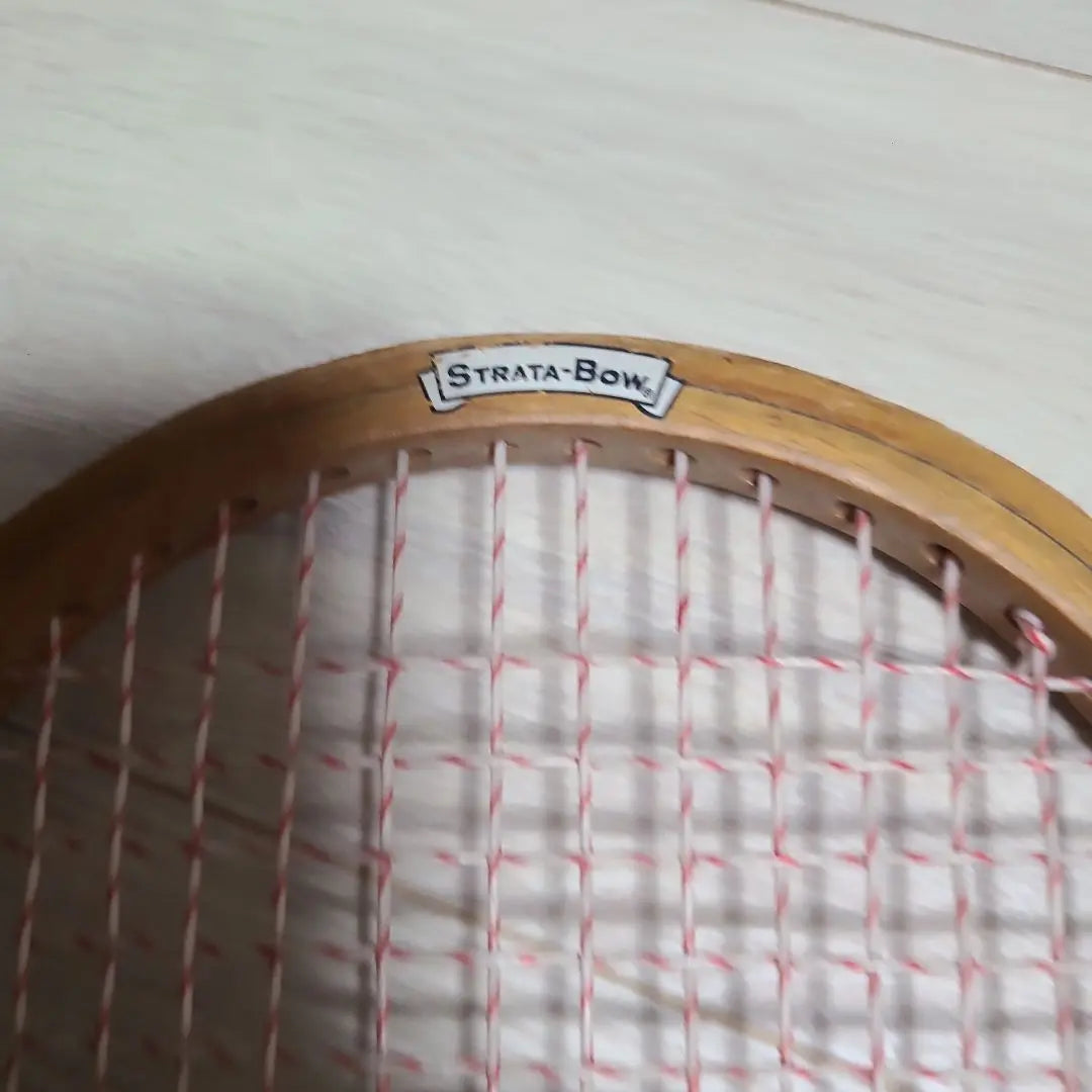 Tennis racket, wooden, Jimmy Connors, vintage, Wilson, interior