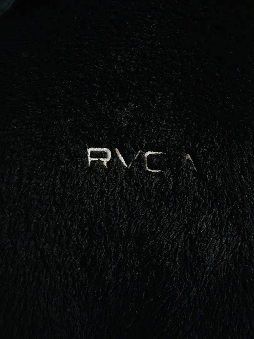 [Black Fluffy Fur] Sold out immediately RVCA Boa Fur Pullover Hoodie