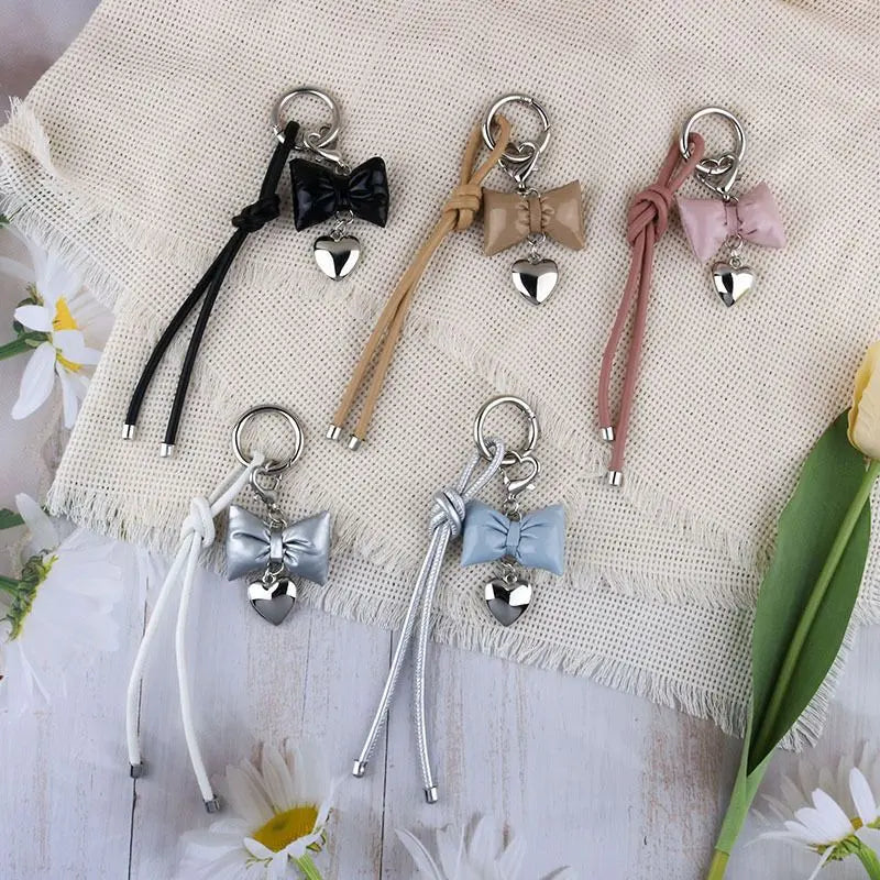 Ribbon Keychain Bag Charm