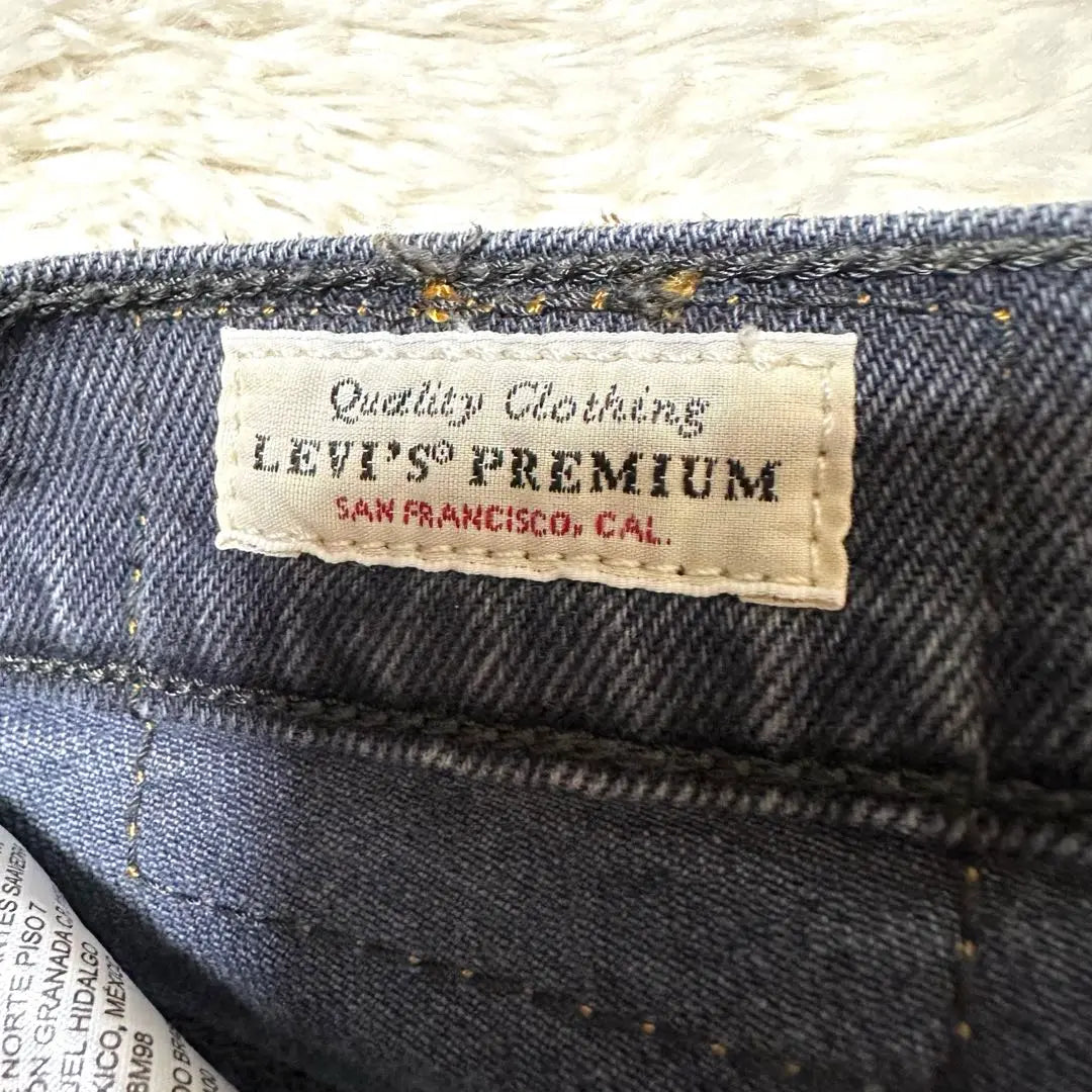 [Reimpresión estándar, rara y antigua] Levi's 501 xx procesamiento de daños negros delgados | 【定番レア，ヴィンテージ復刻】リーバイス501×× 黒系 ダメージ加工 スキニー