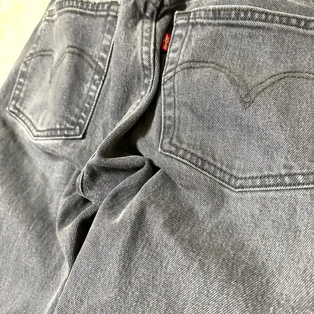 [Reimpresión estándar, rara y antigua] Levi's 501 xx procesamiento de daños negros delgados | 【定番レア，ヴィンテージ復刻】リーバイス501×× 黒系 ダメージ加工 スキニー