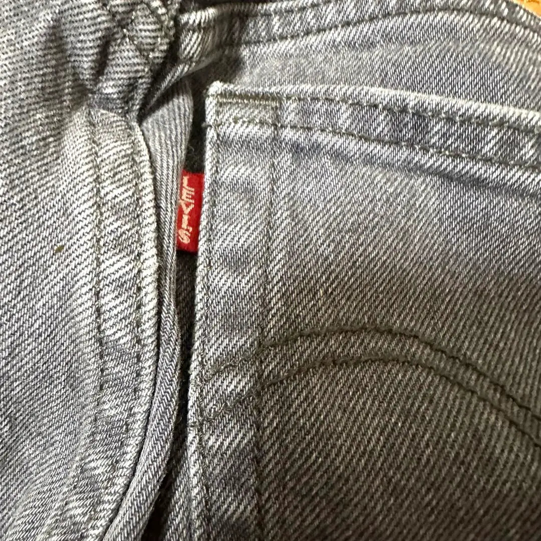 [Reimpresión estándar, rara y antigua] Levi's 501 xx procesamiento de daños negros delgados | 【定番レア，ヴィンテージ復刻】リーバイス501×× 黒系 ダメージ加工 スキニー