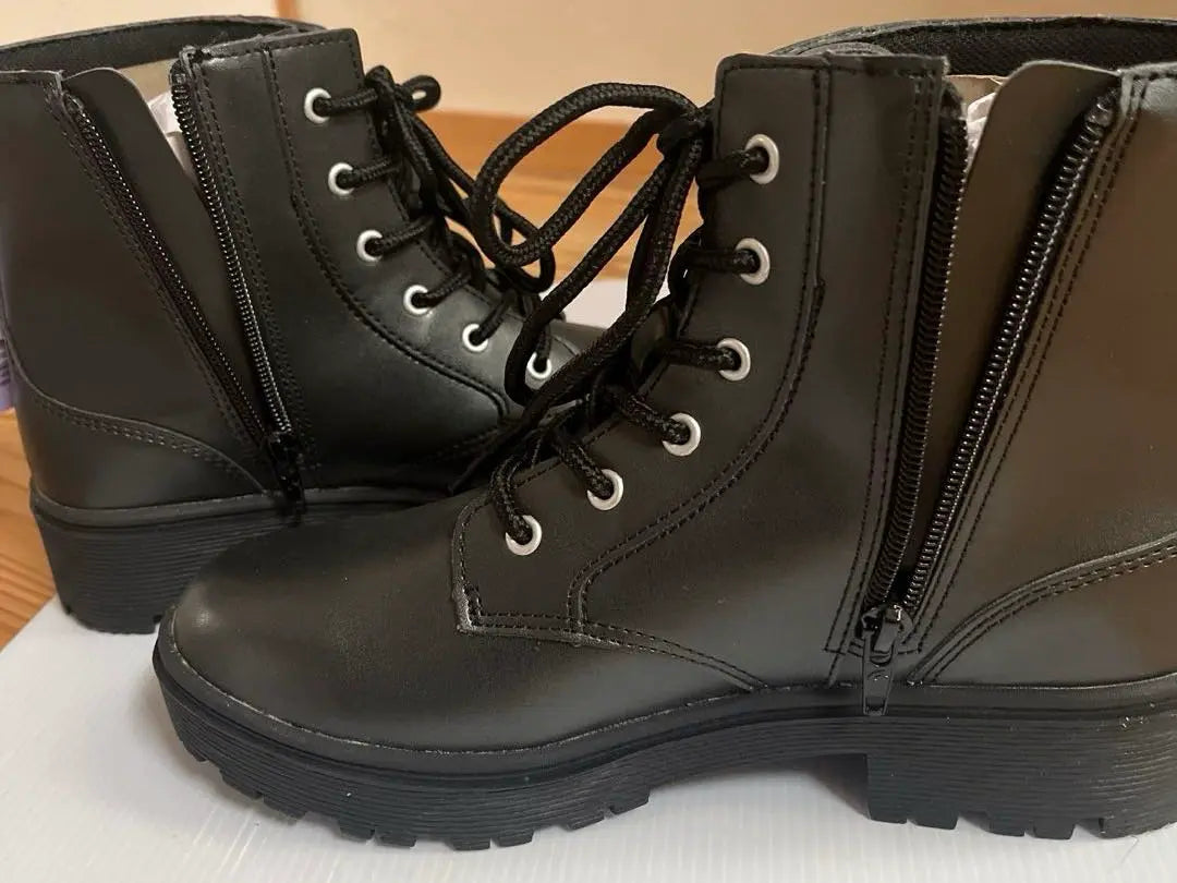 Botas Moonstar 23.5ee Centi Ni-MO Negras | 新品 ムーンスター23.5EEセンチ NI-MOブラック ブーツ