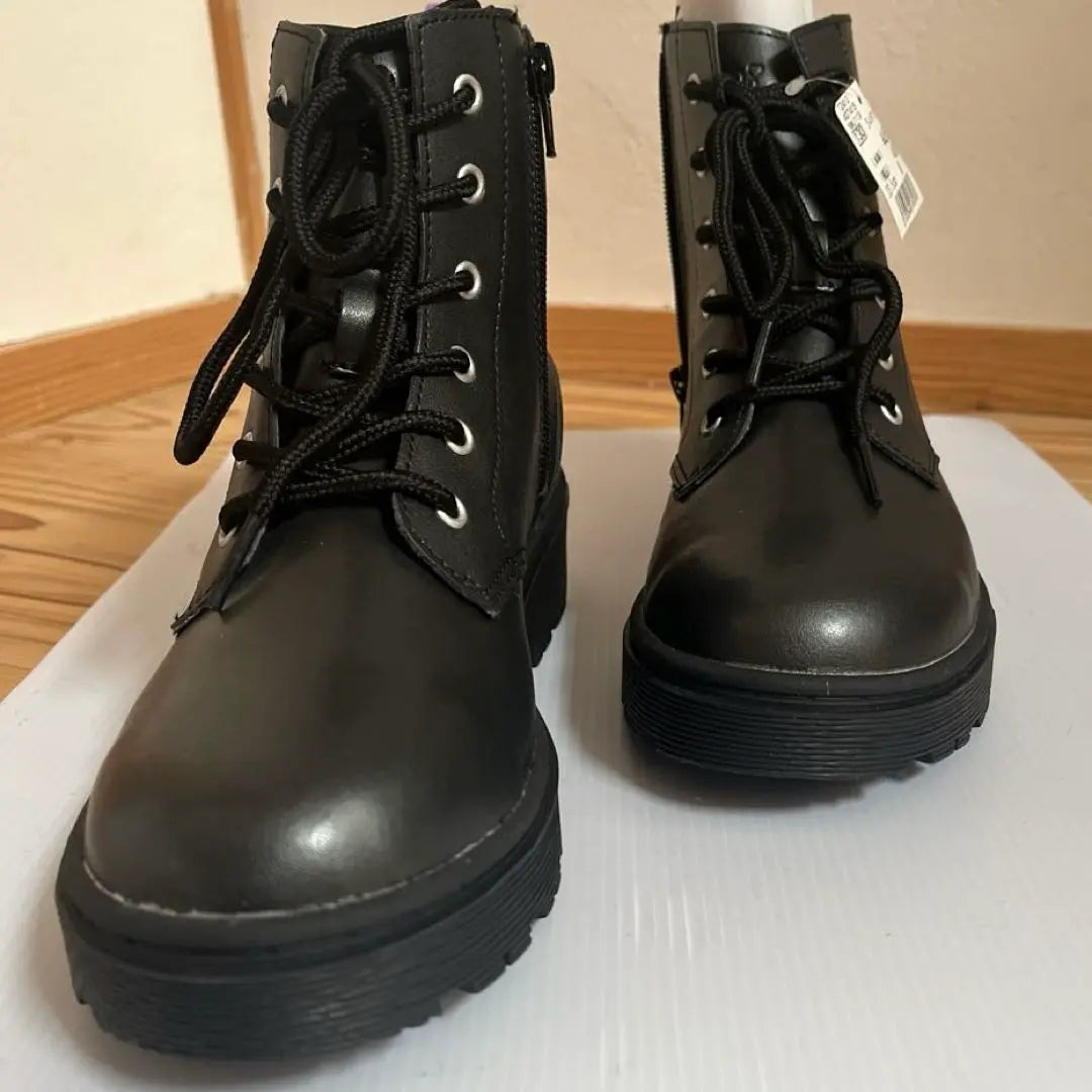 Botas Moonstar 23.5ee Centi Ni-MO Negras | 新品 ムーンスター23.5EEセンチ NI-MOブラック ブーツ