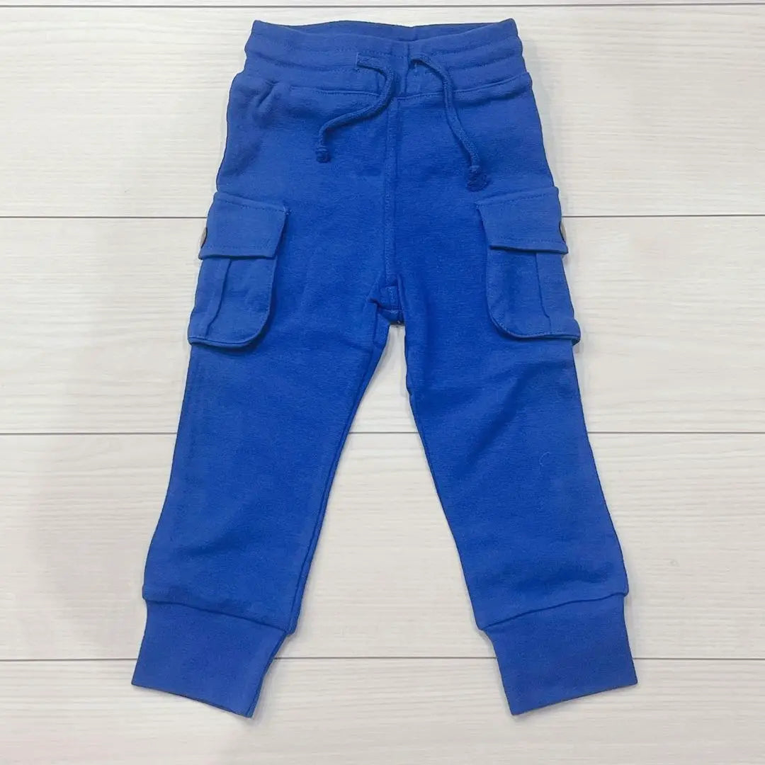 Pantalones para niños Pantalones para niños Pantalones elásticos Azul 90cm