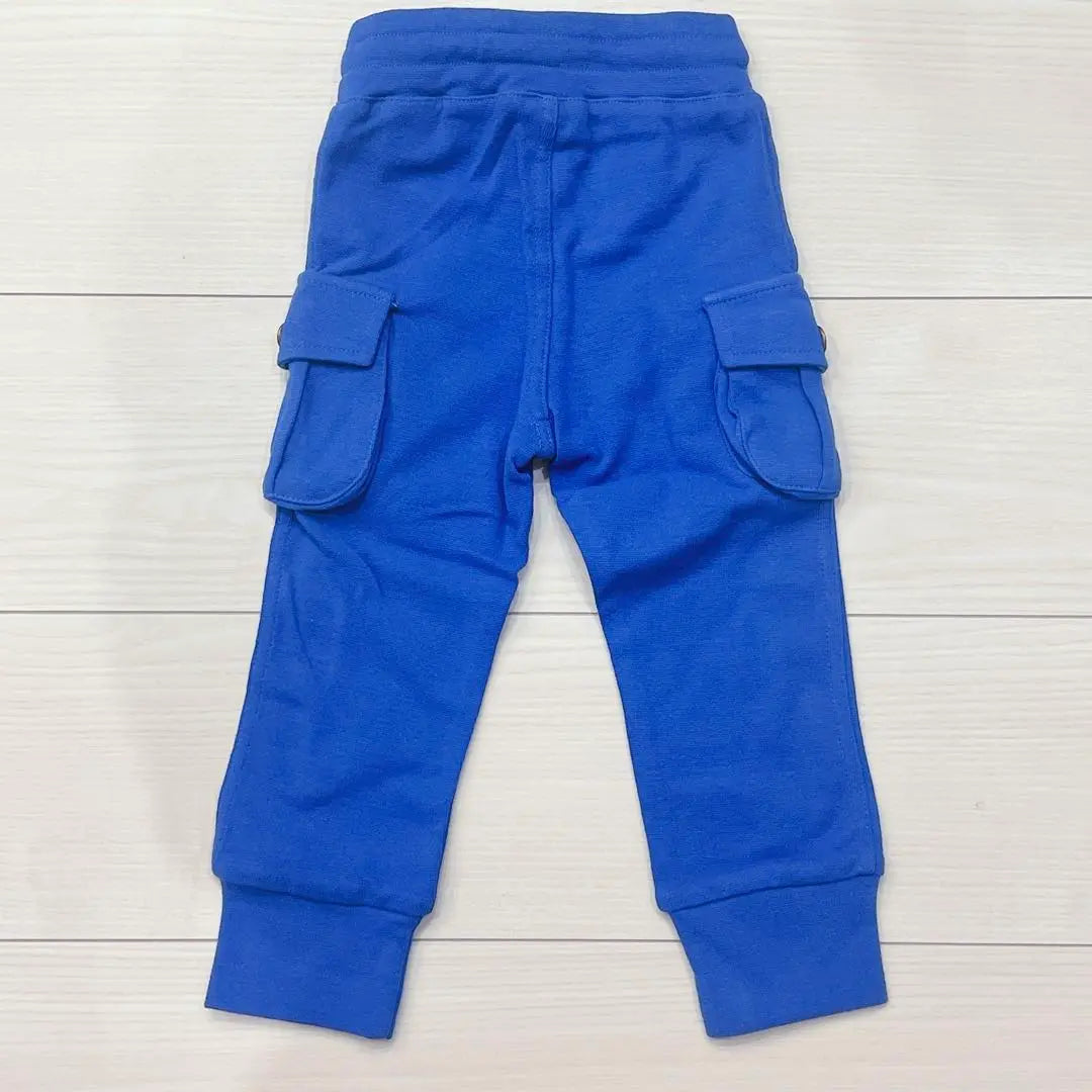 Pantalones para niños Pantalones para niños Pantalones elásticos Azul 90cm