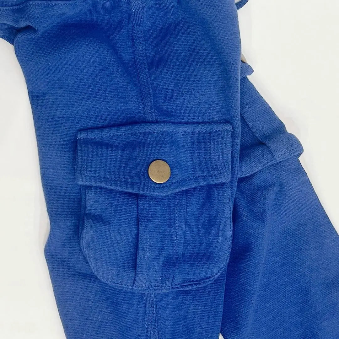 Pantalones para niños Pantalones para niños Pantalones elásticos Azul 90cm