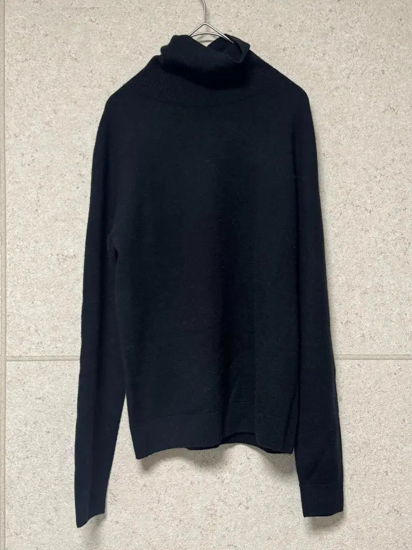 [UNIQLO] Cashmere turtleneck sweater BLACK sizes